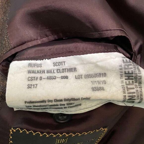 HF HICKEY-FREEMAN Bespoke BILL WALKER CLOTHIER Size 54 RUFUS SCOTT - Picture 7 of 13